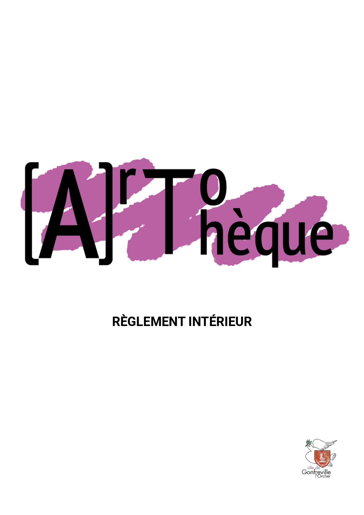Règlement intérieur Artothèque page 0001