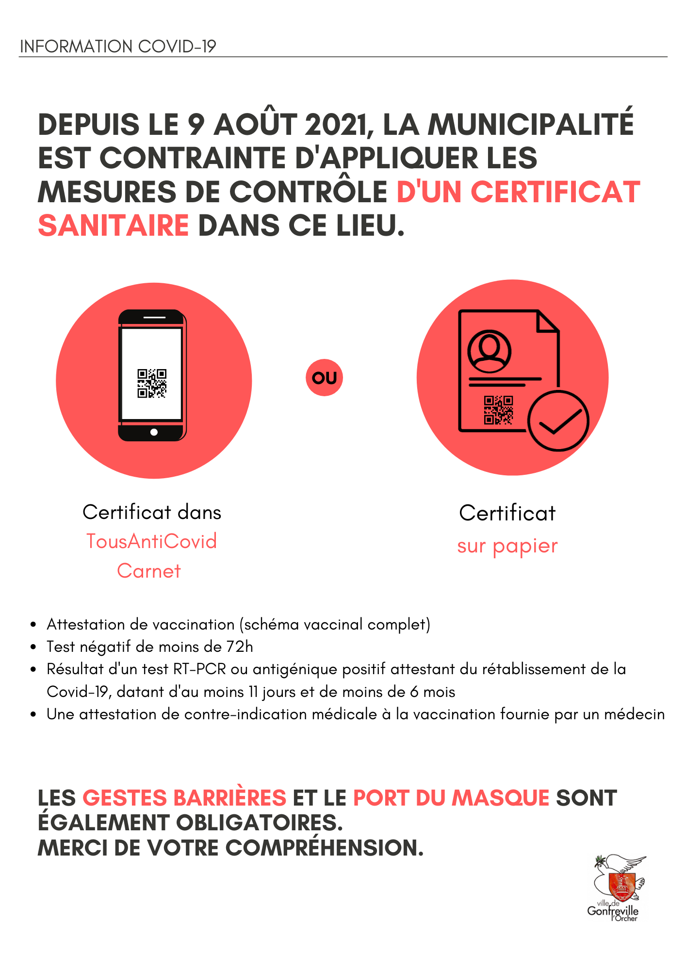application pass sanitaire